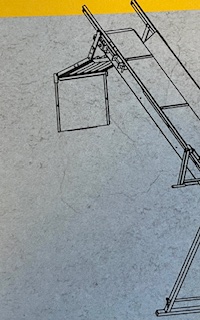Separator f. Sägespaltmaschinen mit 250mm Abfuhrförderband